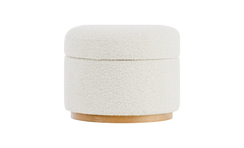 Off-White Storage Ottoman